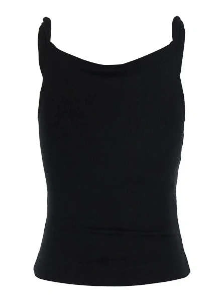 Top Vivienne Westwood negru din vascoza