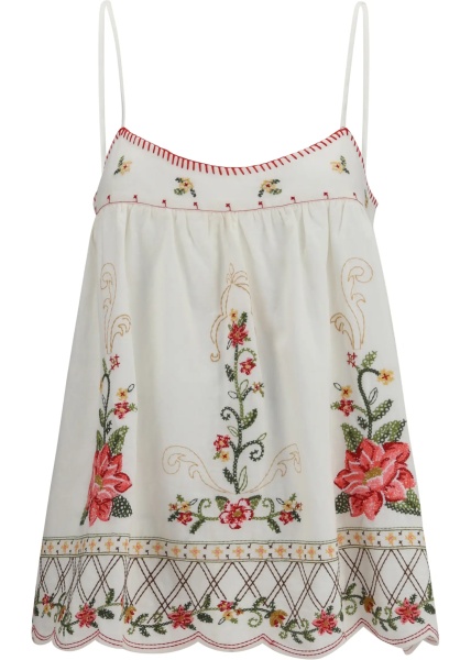 Topuri Floral embroidered Top