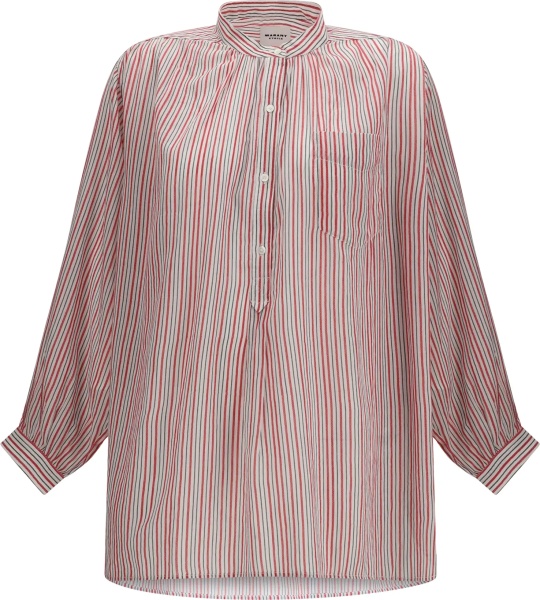 Topuri Sapha striped cotton voile Shirt