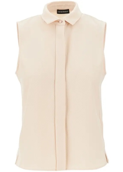Topuri Twill top with collar