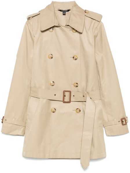 Trenci Ralph Lauren neutru din bumbac si polyester