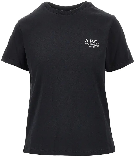 Tricou A.P.C. Jersey T-shirt with logo embroidery