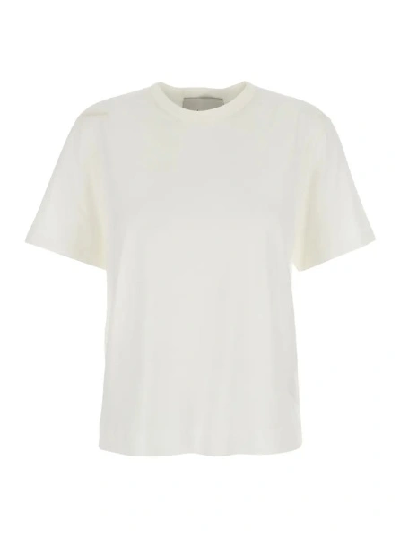 Tricou AMI Paris alb din bumbac