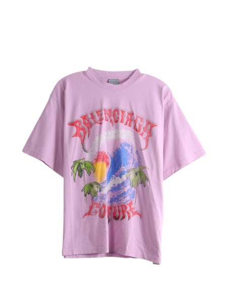 Tricou Balenciaga roz