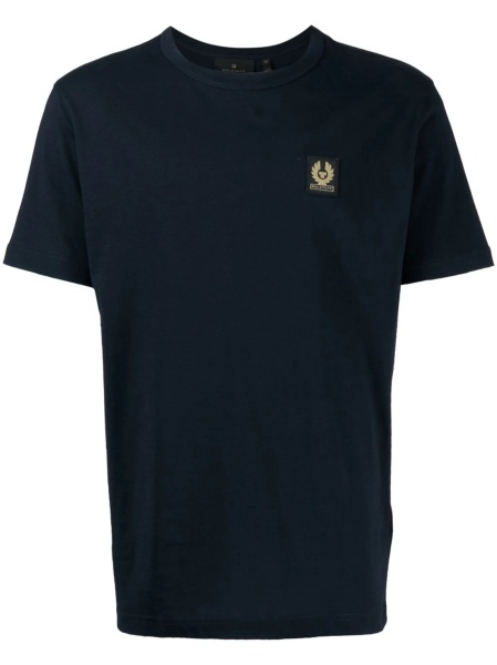 Tricou Belstaff albastru din bumbac