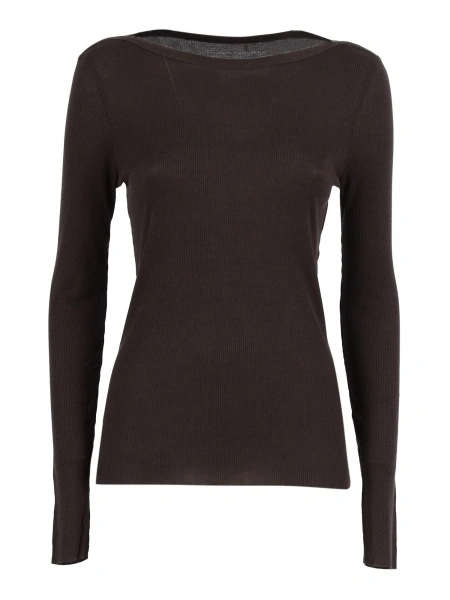 Tricou Boat neck long sleeve t-shirt