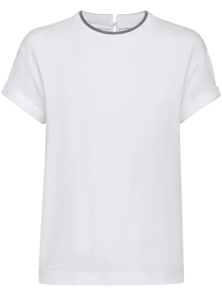 Tricou Brunello Cucinelli alb