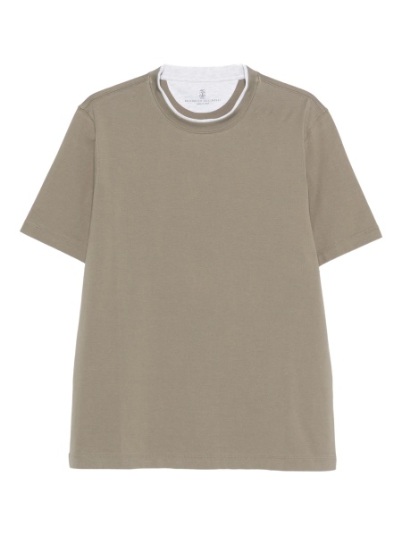 Tricou Brunello Cucinelli verde