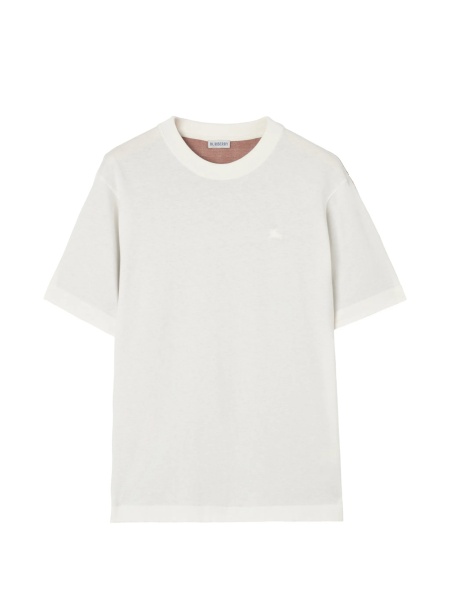 Tricou Burberry alb din bumbac