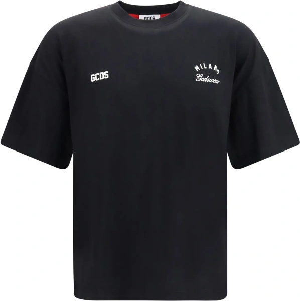 Tricou Cotton crewneck T-shirt with back logo