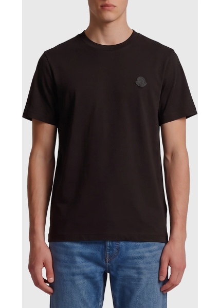 Tricou Cotton T-Shirt With Leather Logo