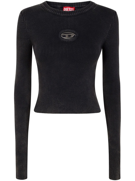 Tricou Diesel Oval D negru