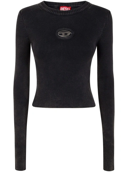 Tricou Diesel Oval D negru