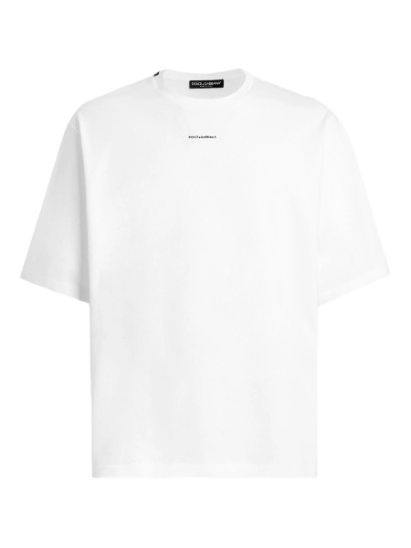 Tricou Dolce & Gabbana alb din bumbac