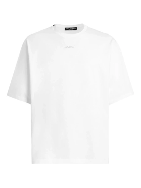 Tricou Dolce & Gabbana alb din bumbac