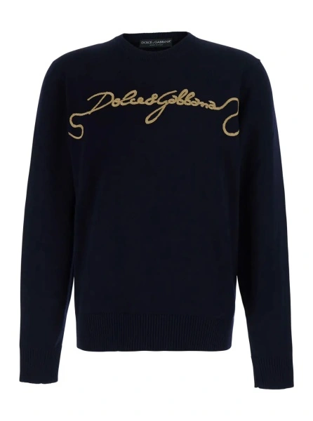 Tricou Dolce & Gabbana albastru din bumbac