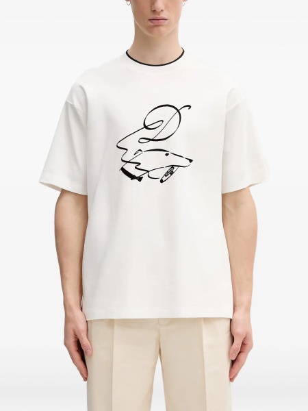 Tricou DRÔLE DE MONSIEUR alb