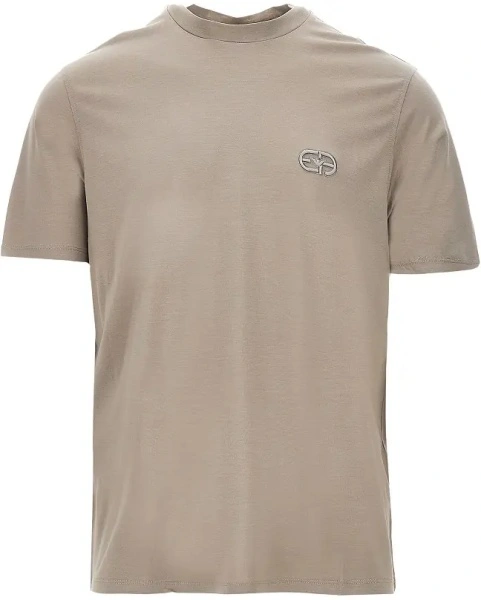 Tricou Emporio Armani din lyocell si jerse