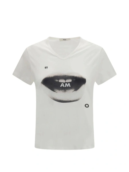 Tricou Fendi alb
