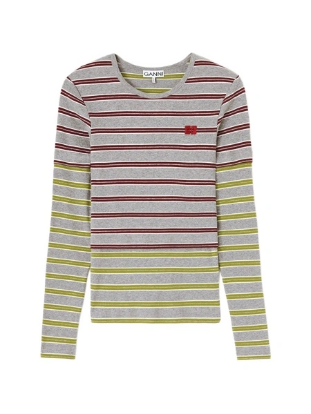 Tricou Ganni gri