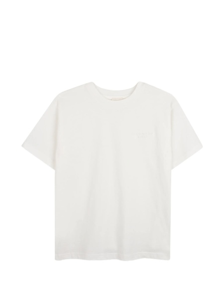 Tricou Givenchy alb din bumbac organic