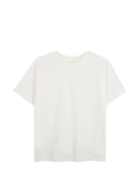 Tricou Givenchy alb din bumbac organic