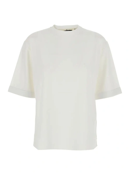 Tricou JACQUEMUS alb 'LE TSHIRT VENTADOU'