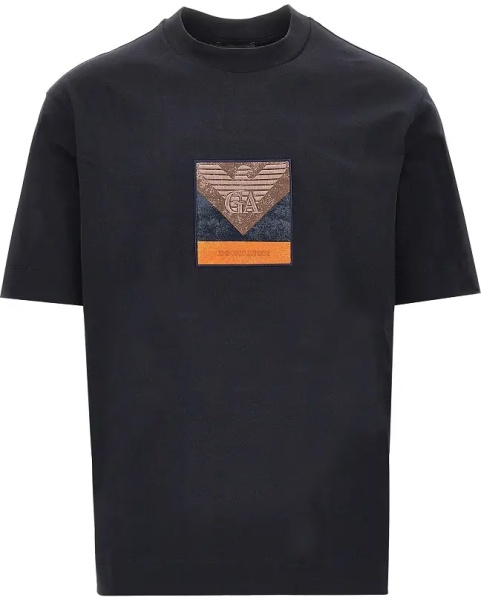 Tricou Jersey T-shirt with logo patch