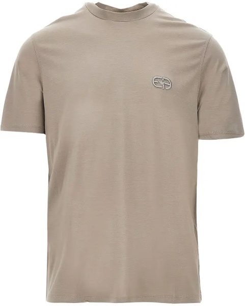Tricou Lyocell-blend jersey T-shirt with embroidery