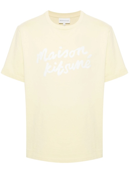 Tricou MAISON KITSUNÉ galben