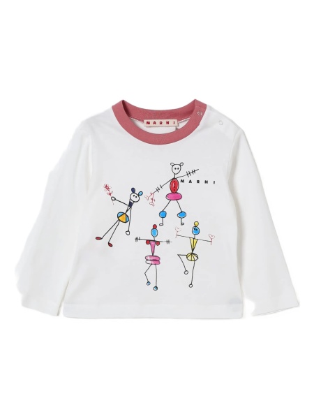 Tricou Marni alb