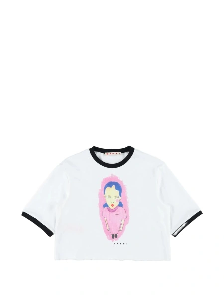 Tricou Marni alb