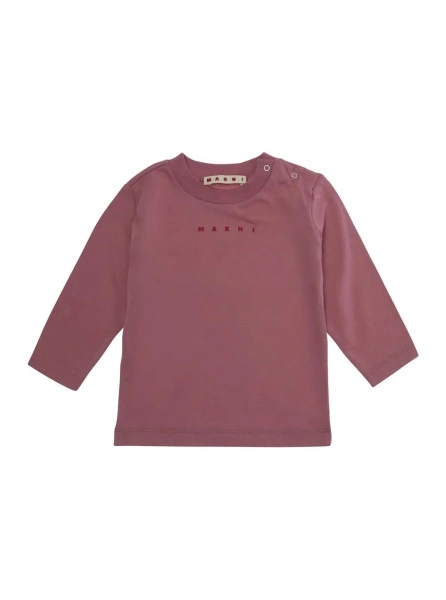 Tricou Marni roz din bumbac