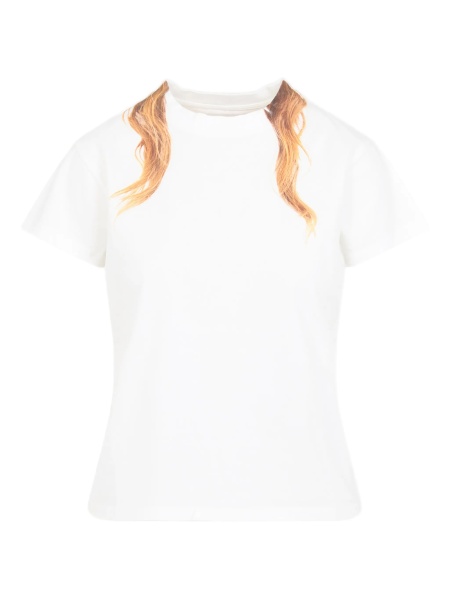 Tricou MM6 Maison Margiela alb