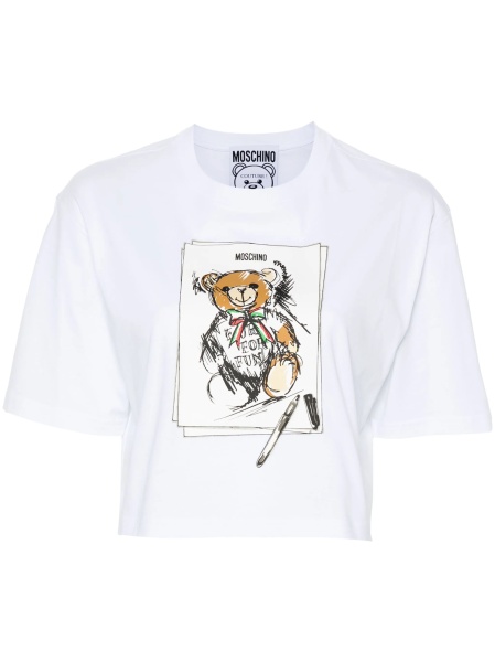 Tricou Moschino alb