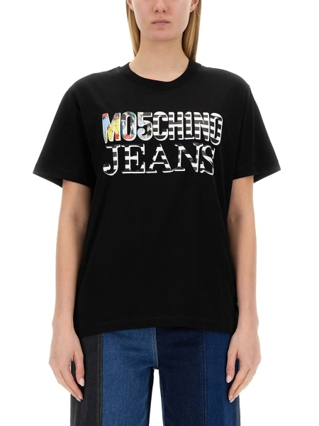 Tricou MOSCHINO JEANS negru