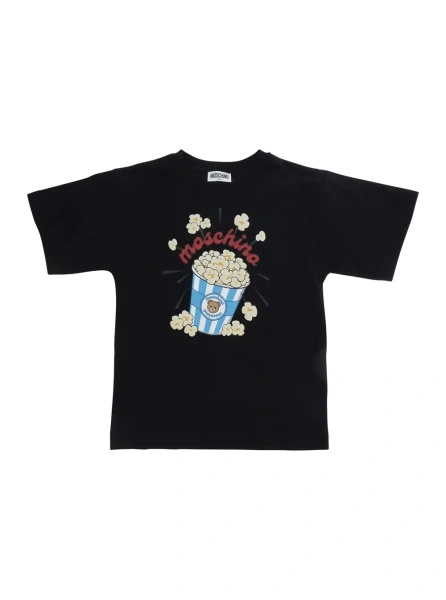 Tricou MoschinoS negru din bumbac