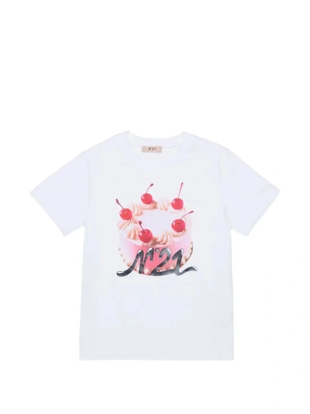 Tricou N°21 Kids alb