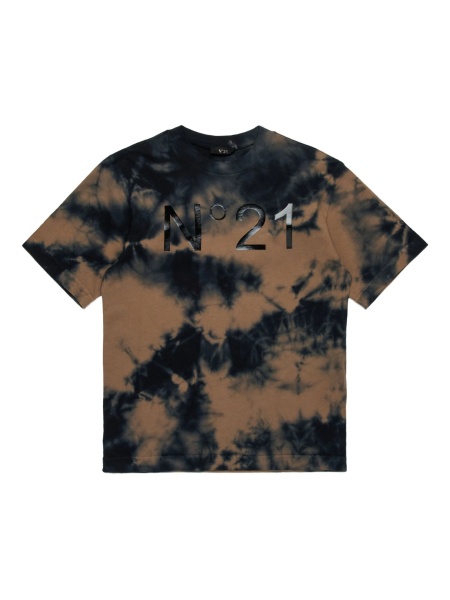 Tricou N°21 Kids maro