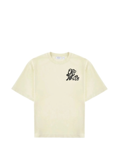 Tricou Off-White verde din bumbac