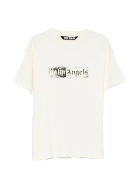 Tricou Palm Angels alb din bumbac
