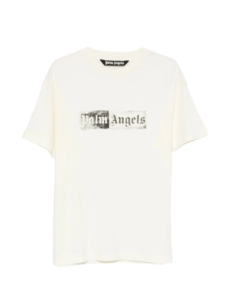 Tricou Palm Angels alb din bumbac