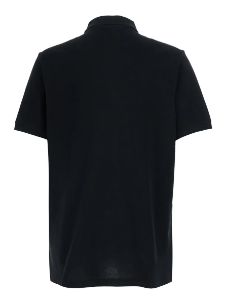 Tricou Polo Black "Classic Fit" polo shirt with classic collar and Pony embroidery on the front in cotton for men