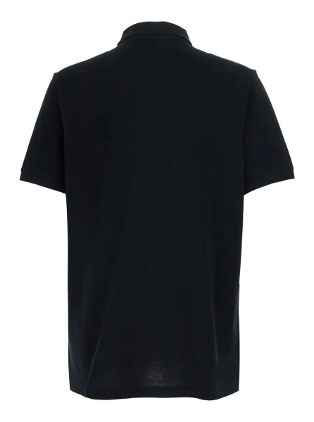 Tricou Polo Black "Classic Fit" polo shirt with classic collar and Pony embroidery on the front in cotton for men