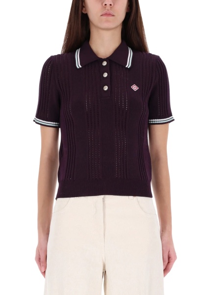 Tricou Polo Cotton Knit Polo Shirt
