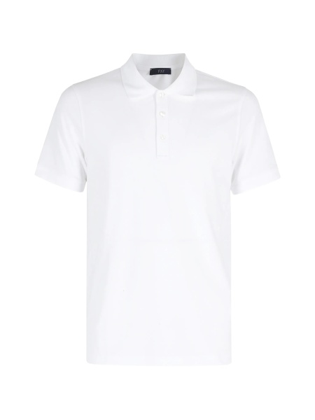 Tricou Polo Fay alb