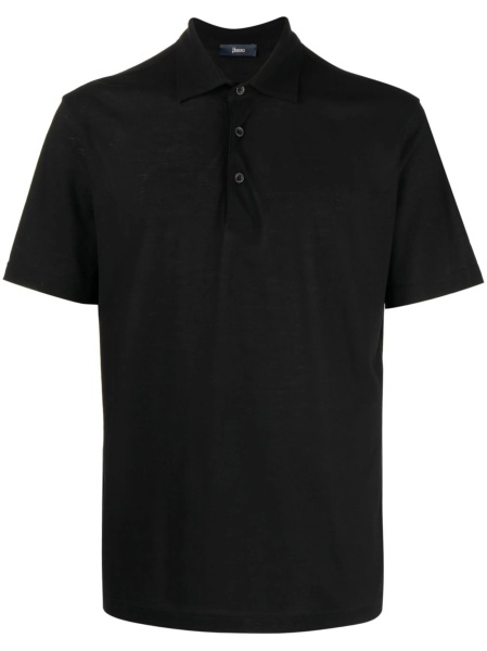 Tricou Polo Herno negru din bumbac