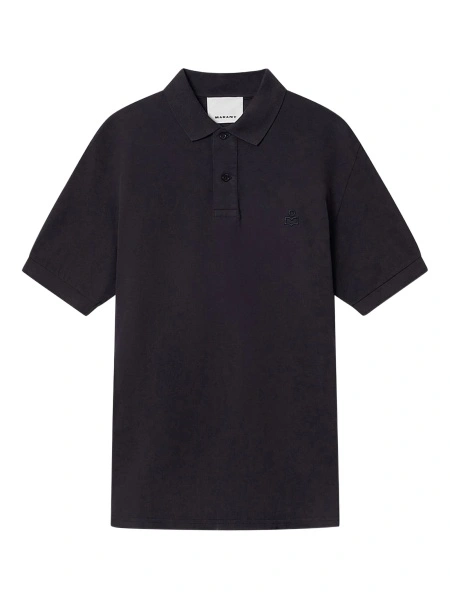 Tricou Polo Isabel Marant albastru