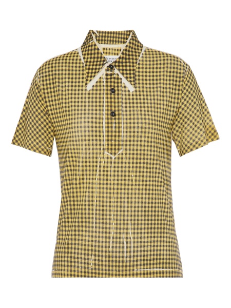 Tricou Polo Maison Margiela galben