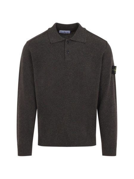 Tricou Polo Stone Island gri